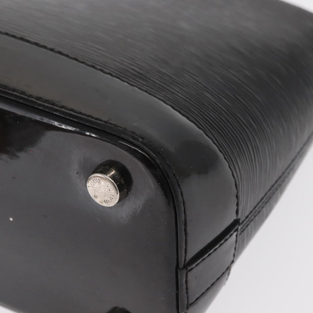 Louis Vuitton Mirabeau Handbag Electric Epi Leather Black Leather Handbag (Pre-Owned)