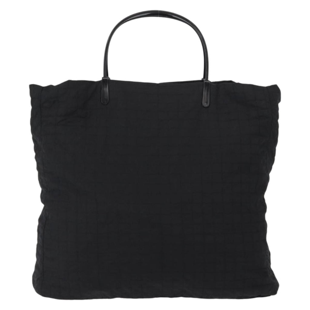 Prada Vintage Handbag Tessuto Black Nylon Handbag (Pre-Owned)