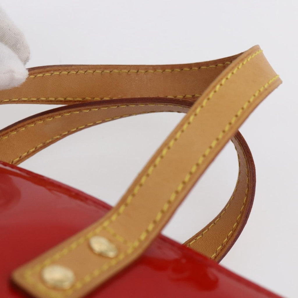 Louis Vuitton Reade Handbag Monogram Vernis Red Patent_Leather Handbag (Pre-Owned)