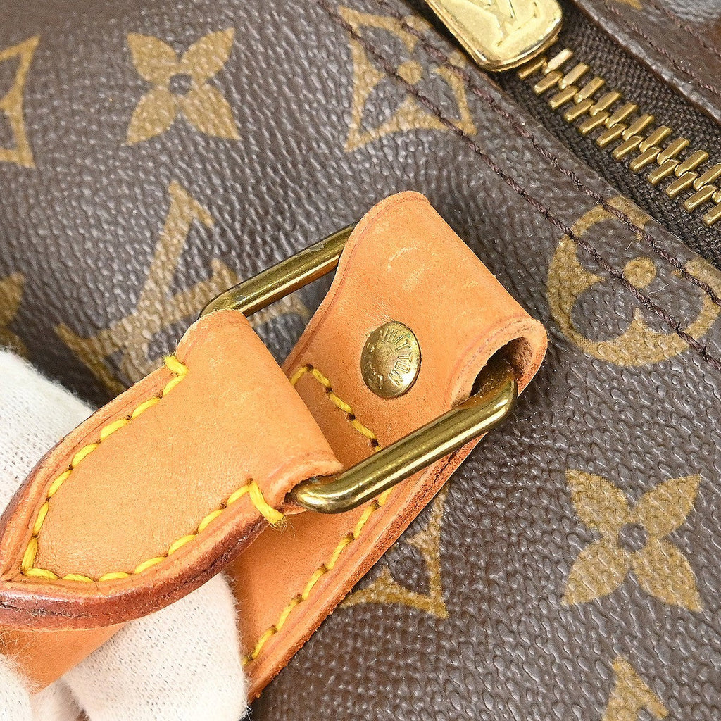 Louis Vuitton Keepall Bag Monogram Canvas Brown Canvas Travel Bag Bag (Pre-Owned)