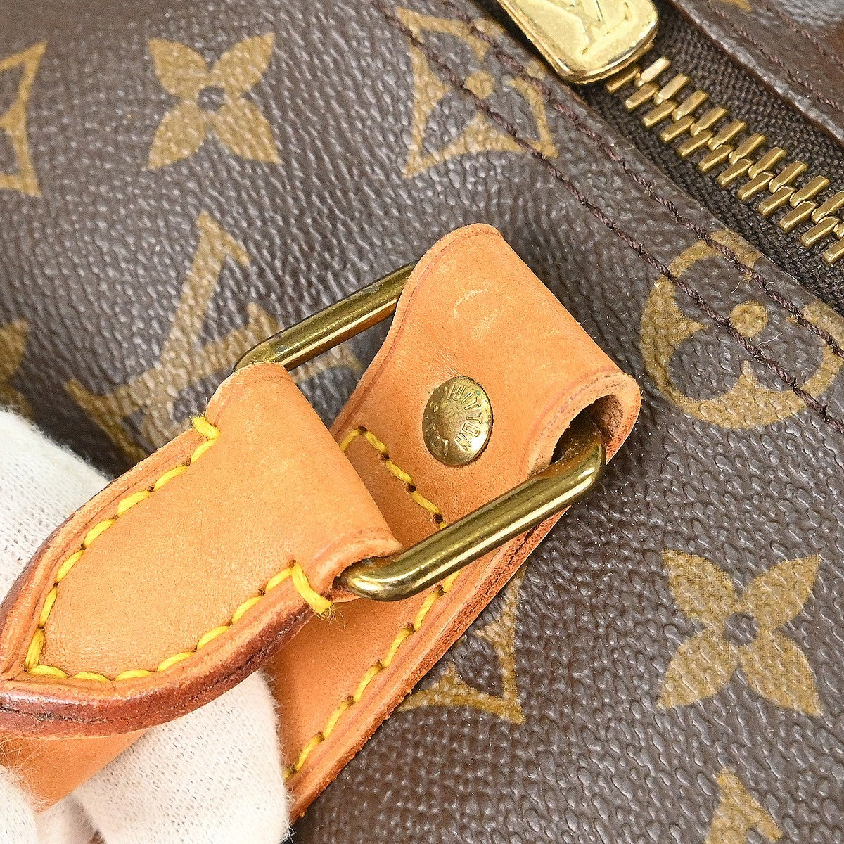 Louis Vuitton Keepall Bag Monogram Canvas Brown Canvas Travel Bag Bag (Pre-Owned)