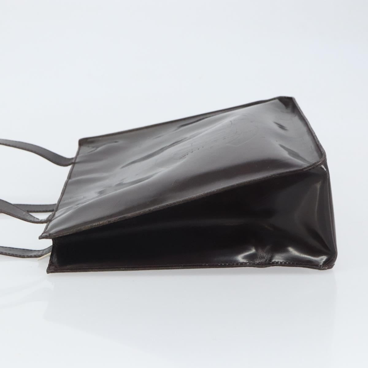 Chanel Vintage Tote Patent Leather Brown Patent_Leather Tote Bag Bag (Pre-Owned)