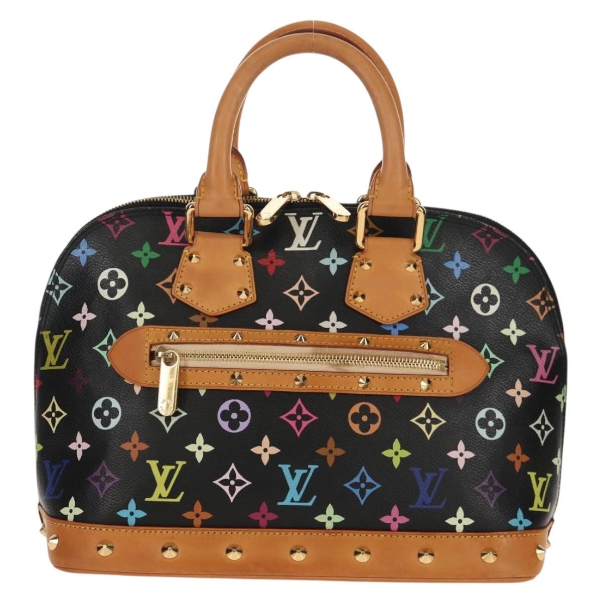 Louis Vuitton Alma Handbag Monogram Multicolor Multicolour Canvas Handbag (Pre-Owned)