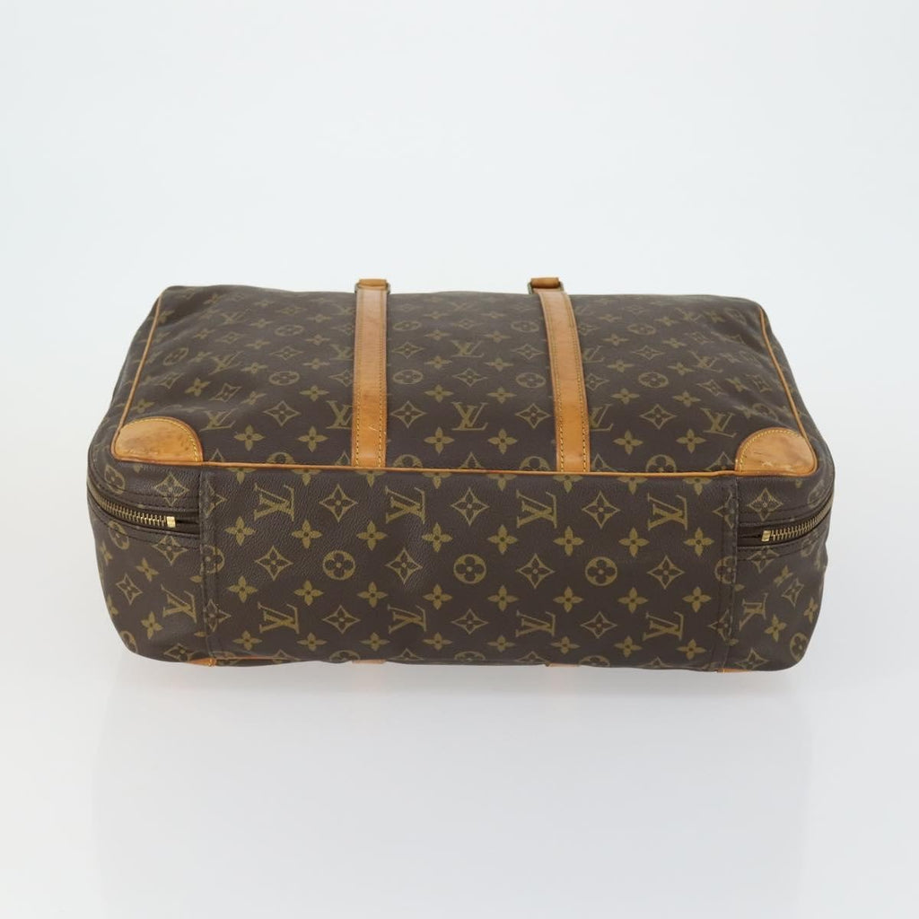 Louis Vuitton Sirius Handbag Monogram Canvas Brown Canvas Travel Bag Bag (Pre-Owned)