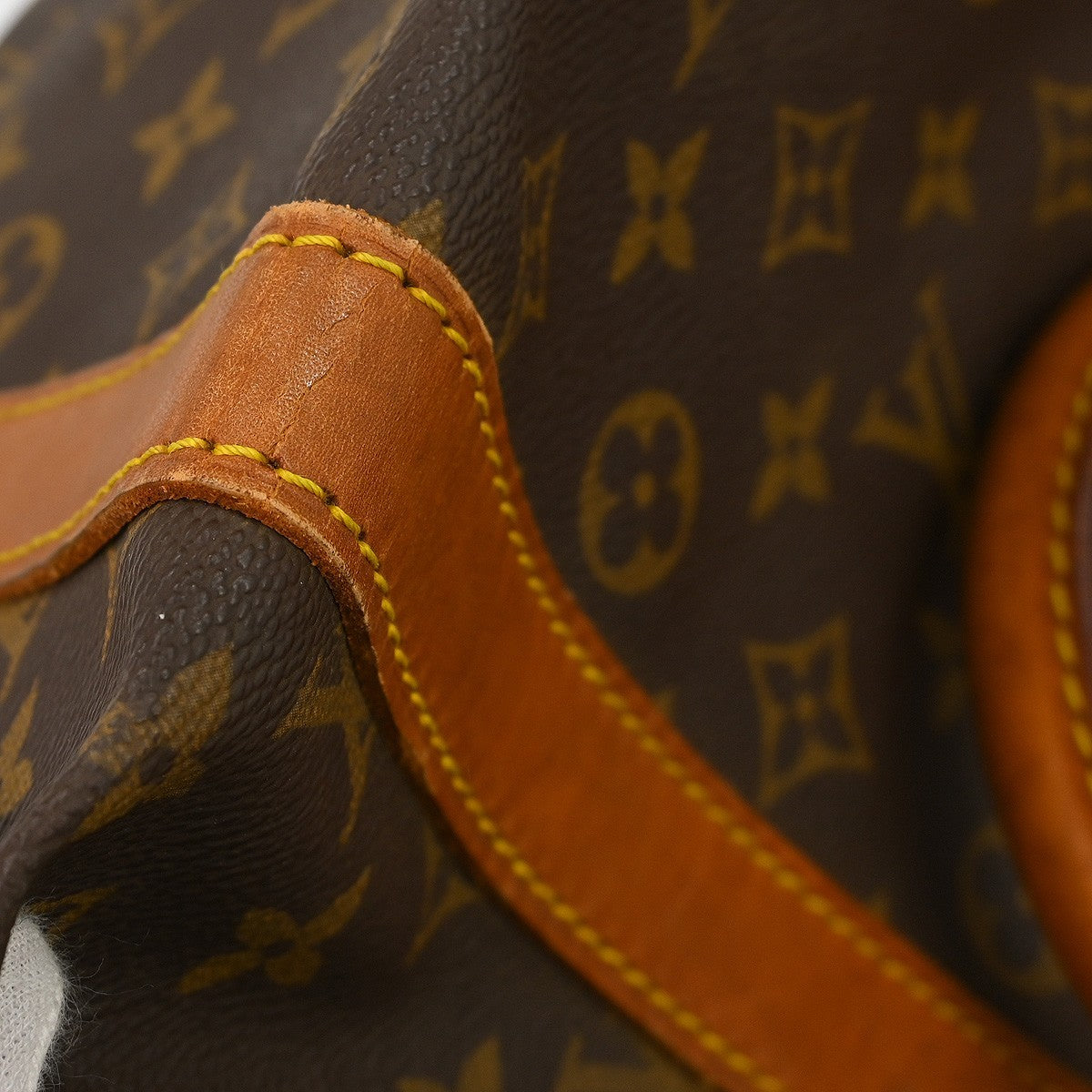 Louis Vuitton Keepall Bag Monogram Canvas Brown Canvas Travel Bag Bag (Pre-Owned)