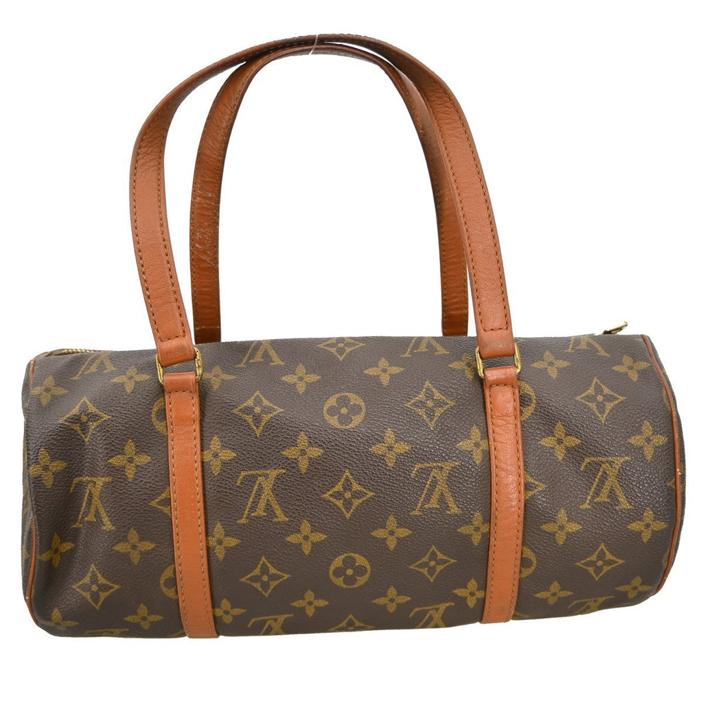 Louis Vuitton Papillon Handbag Monogram Canvas Brown Canvas Handbag (Pre-Owned)