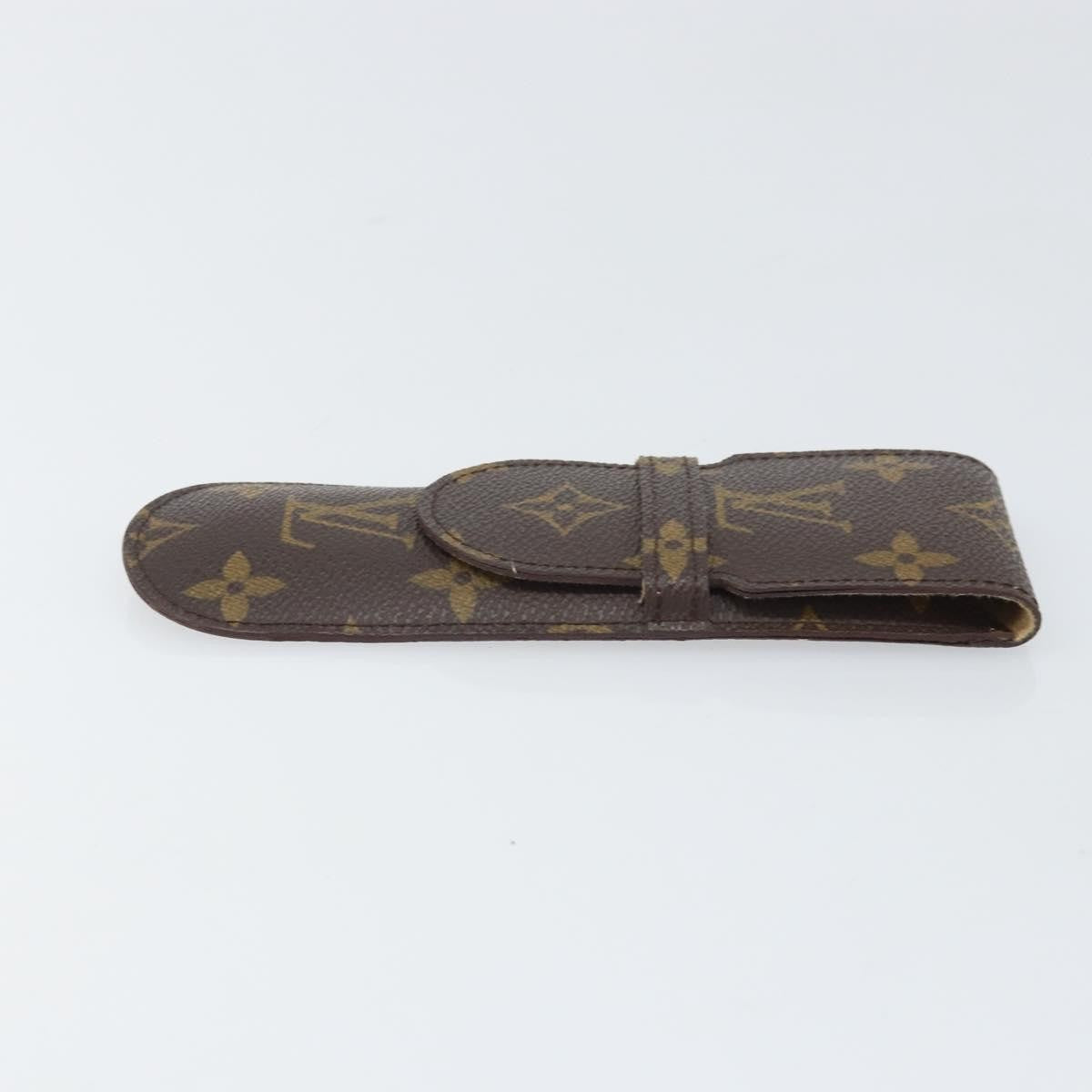 Louis Vuitton Etui À Stylo Canvas Brown Canvas Clutche & Pouche Bag (Pre-Owned)