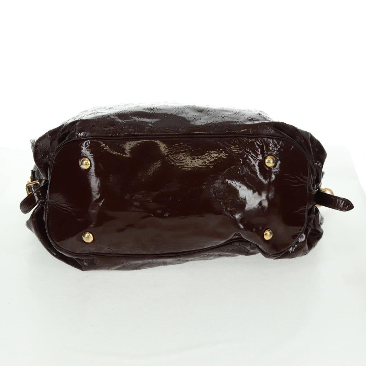 Louis Vuitton L Hobo Surya Leather Brown Patent_Leather Tote Bag Bag (Pre-Owned)