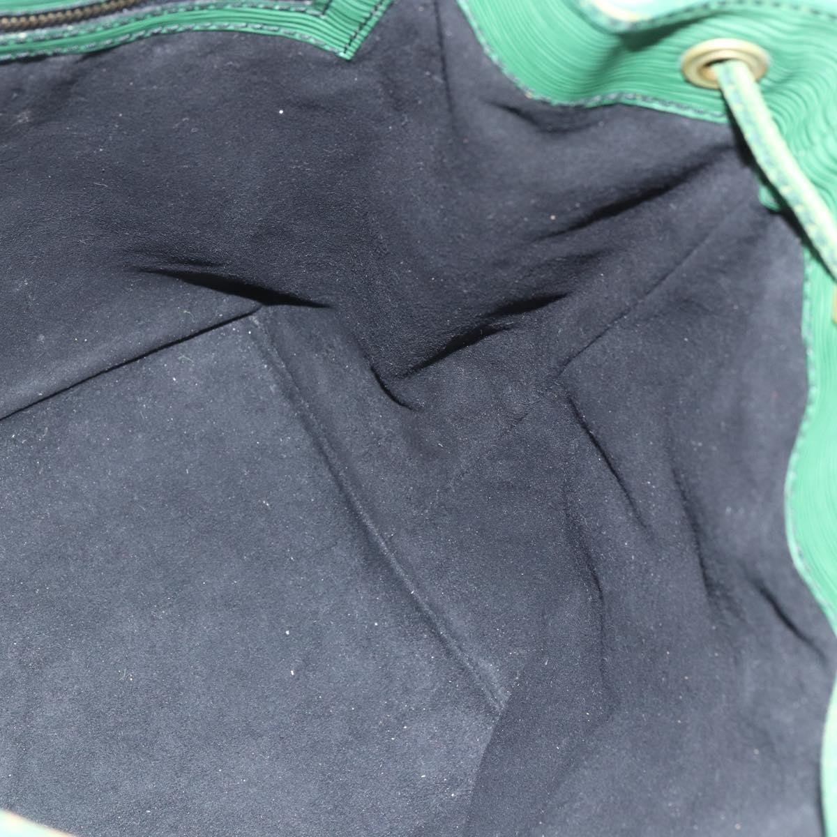 Louis Vuitton Petit Noe Handbag Epi Leather Green Leather Shoulder Bag Bag (Pre-Owned)