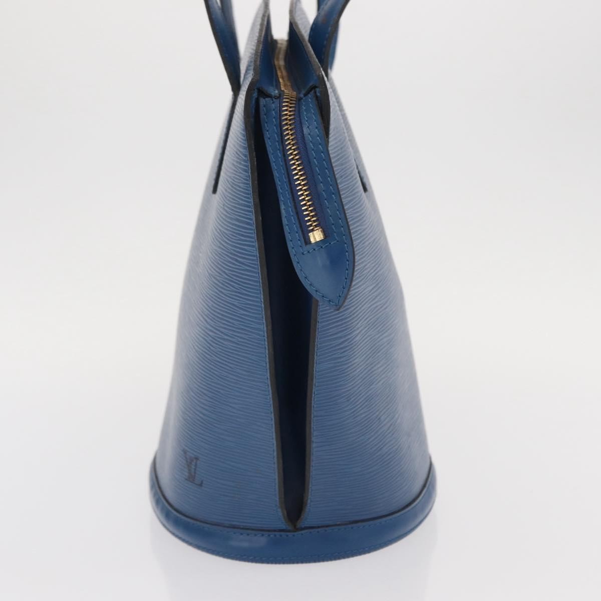 Louis Vuitton Saint Jacques Handbag Epi Leather Blue Leather Shoulder Bag Bag (Pre-Owned)