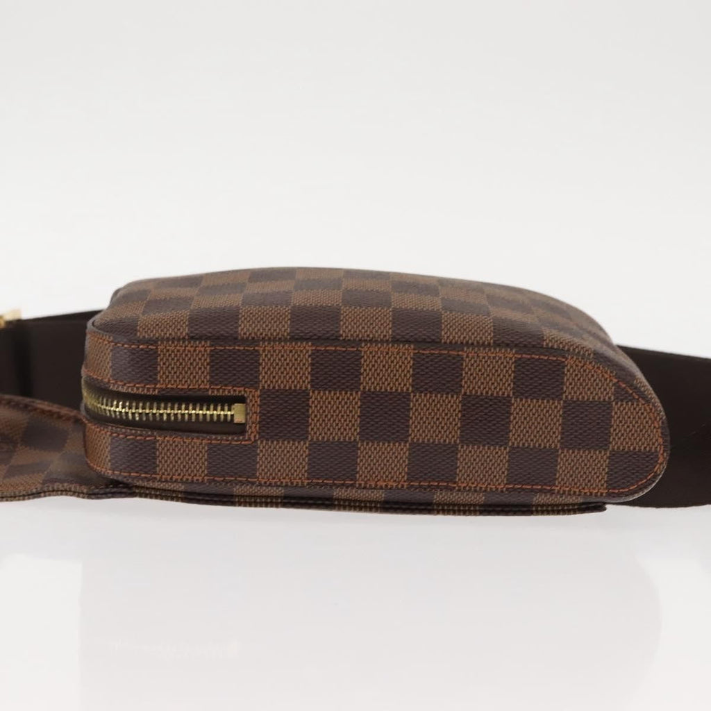 Louis Vuitton Geronimos Waist Bag Damier Brown Canvas Shoulder Bag Bag (Pre-Owned)