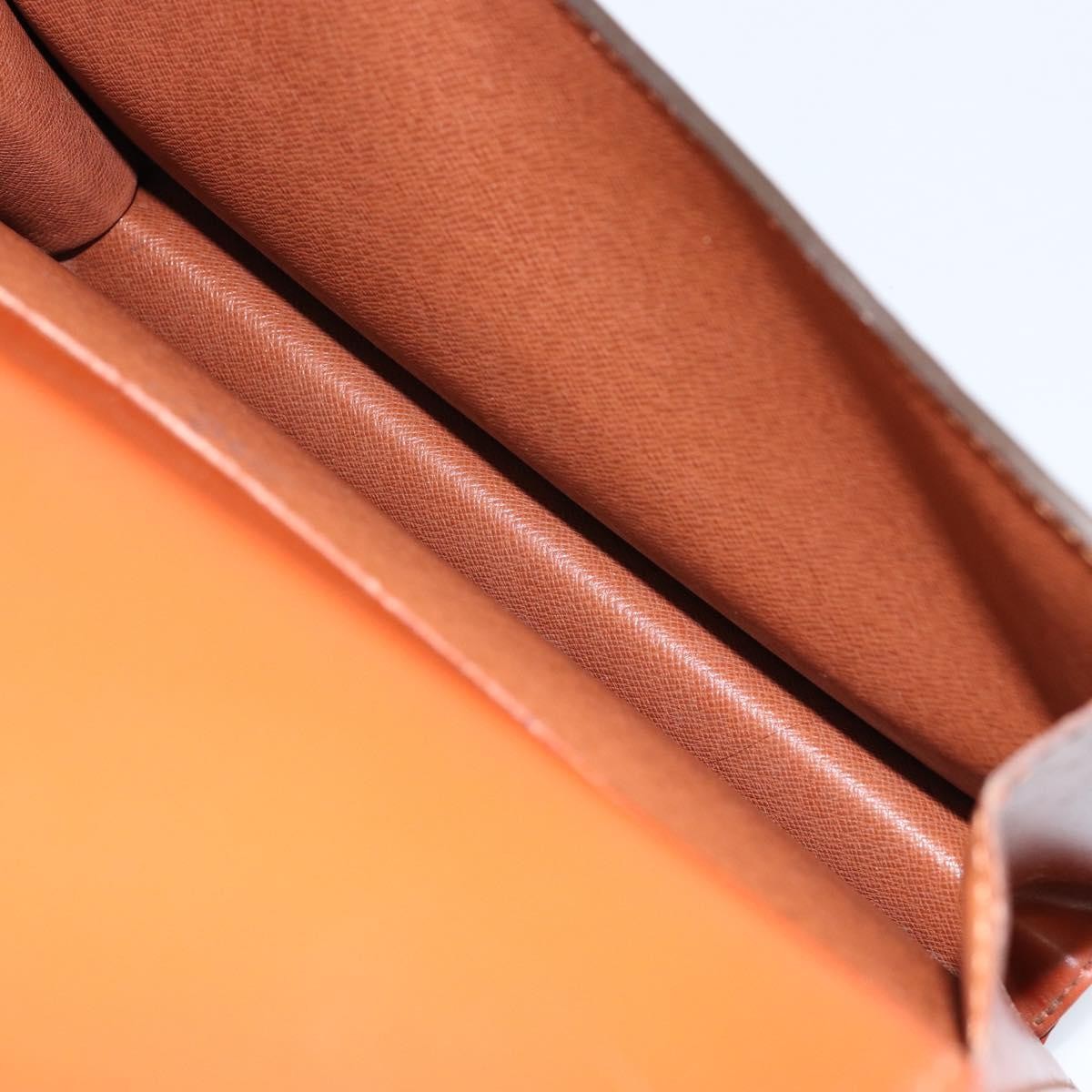 Louis Vuitton Grenelle Shoulder Bag Epi Leather Brown Leather Shoulder Bag Bag (Pre-Owned)
