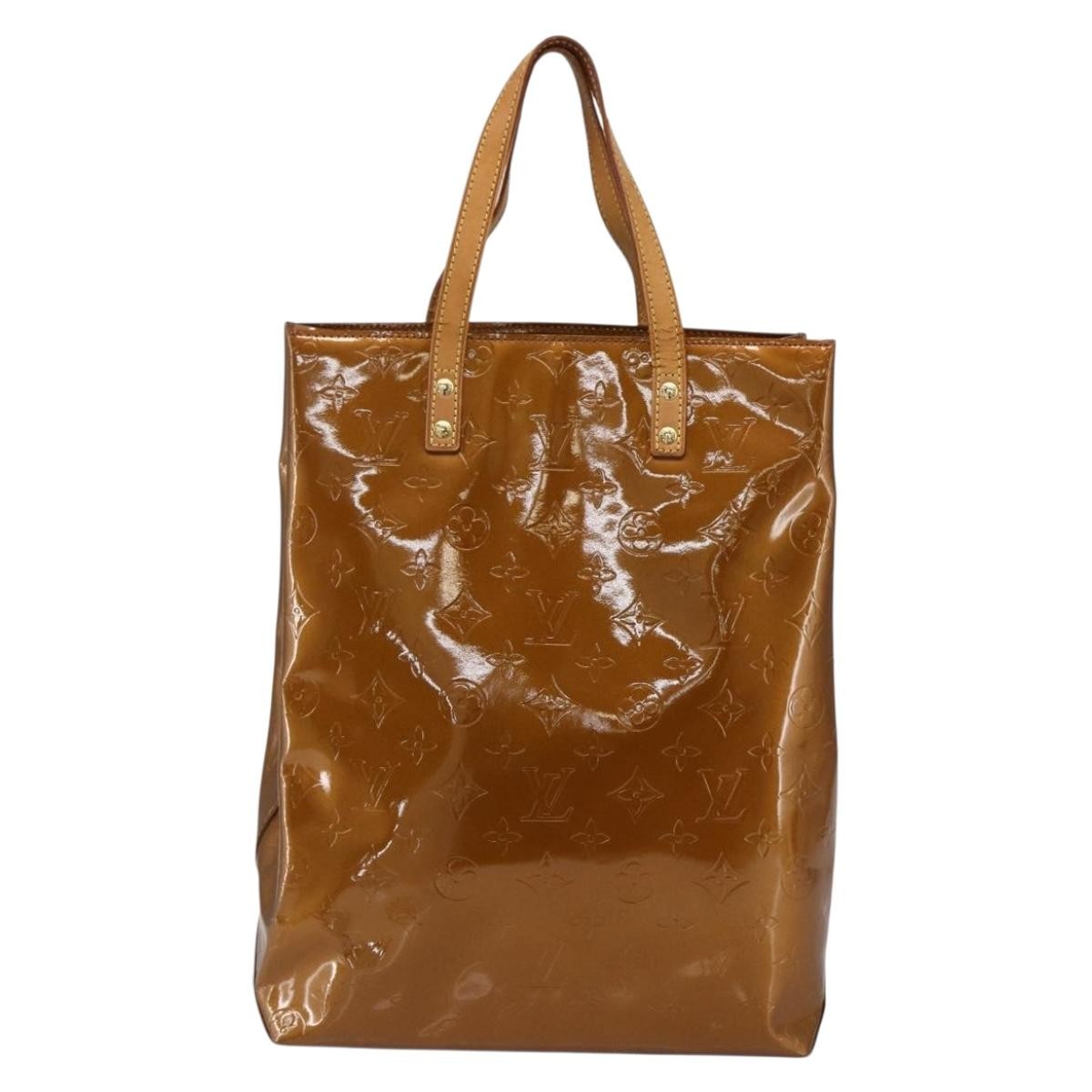 Louis Vuitton Reade Handbag Monogram Vernis Brown Patent_Leather Tote Bag Bag (Pre-Owned)