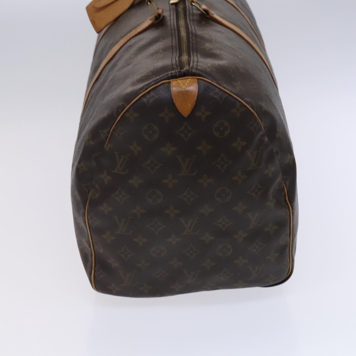 Louis Vuitton Keepall Bag Monogram Canvas Brown Canvas Travel Bag Bag (Pre-Owned)