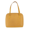Louis Vuitton Lussac Handbag Epi Leather Yellow Leather Shoulder Bag Bag (Pre-Owned)