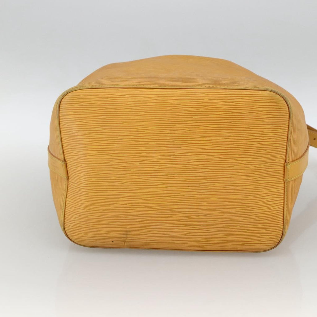 Louis Vuitton Petit Noe Handbag Epi Leather Yellow Leather Shoulder Bag Bag (Pre-Owned)