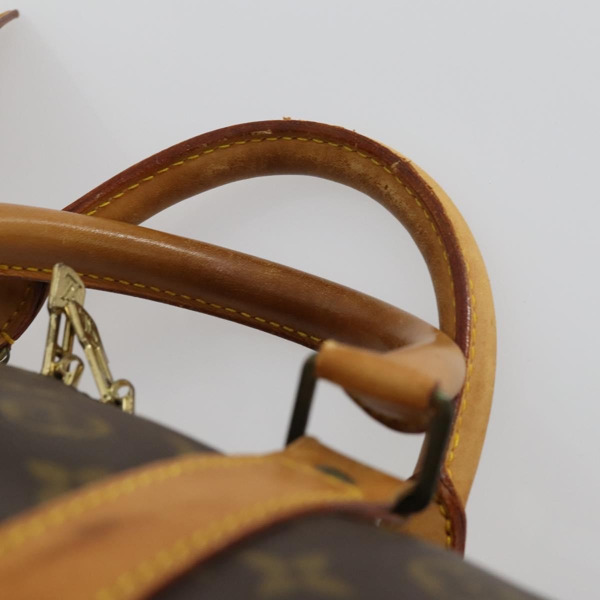 Louis Vuitton Keepall Bag Monogram Canvas Brown Canvas Travel Bag Bag (Pre-Owned)