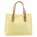 Louis Vuitton Brentwood Handbag Monogram Vernis Yellow Patent_Leather Tote Bag Bag (Pre-Owned)
