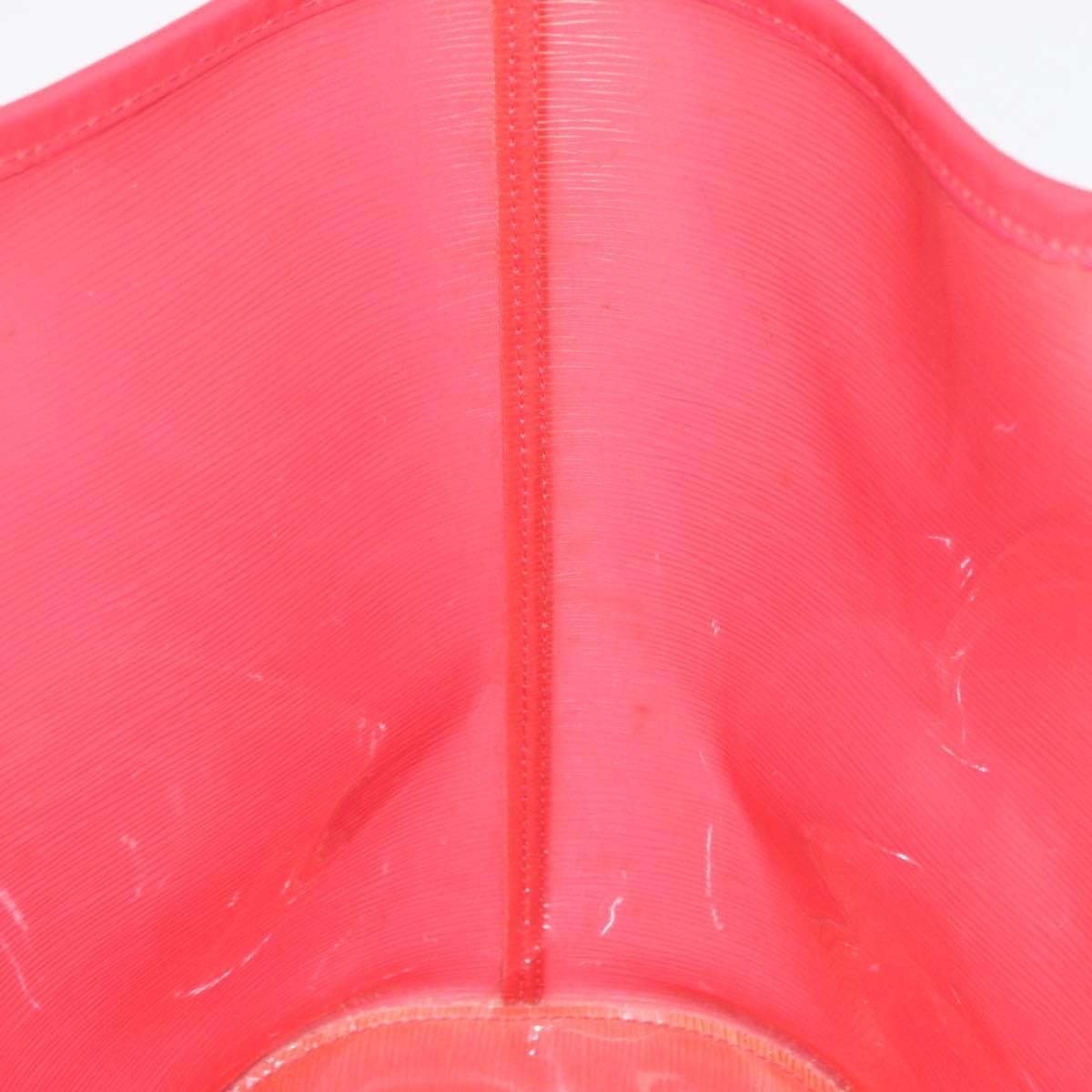 Louis Vuitton Plage Lagoon Bay Handbag Vinyl Epi Leather Red Plastic Tote Bag Bag (Pre-Owned)