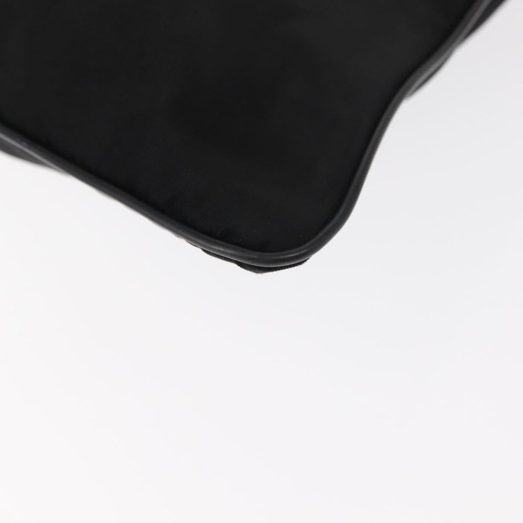 Prada Flat Messenger Bag Tessuto Black Nylon Shoulder Bag Bag (Pre-Owned)