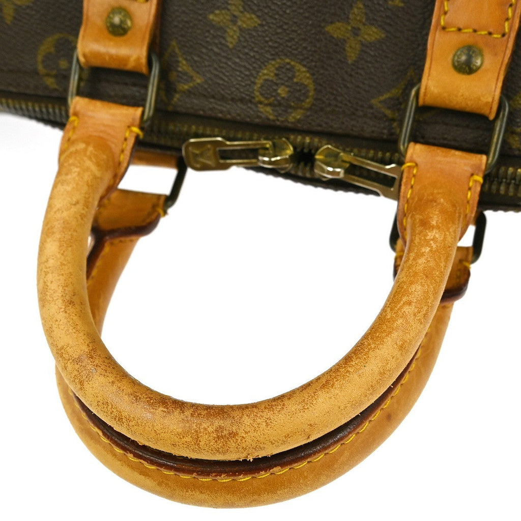 Louis Vuitton Keepall Bag Monogram Canvas Brown Canvas Travel Bag Bag (Pre-Owned)