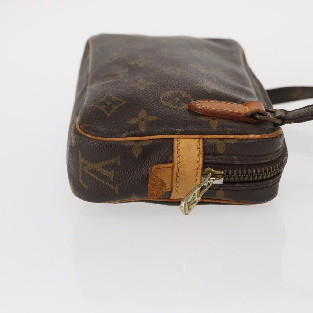 Louis Vuitton Pochette Marly Bandouliere Bag Monogram Canvas Brown Canvas Clutche & Pouche Bag (Pre-Owned)