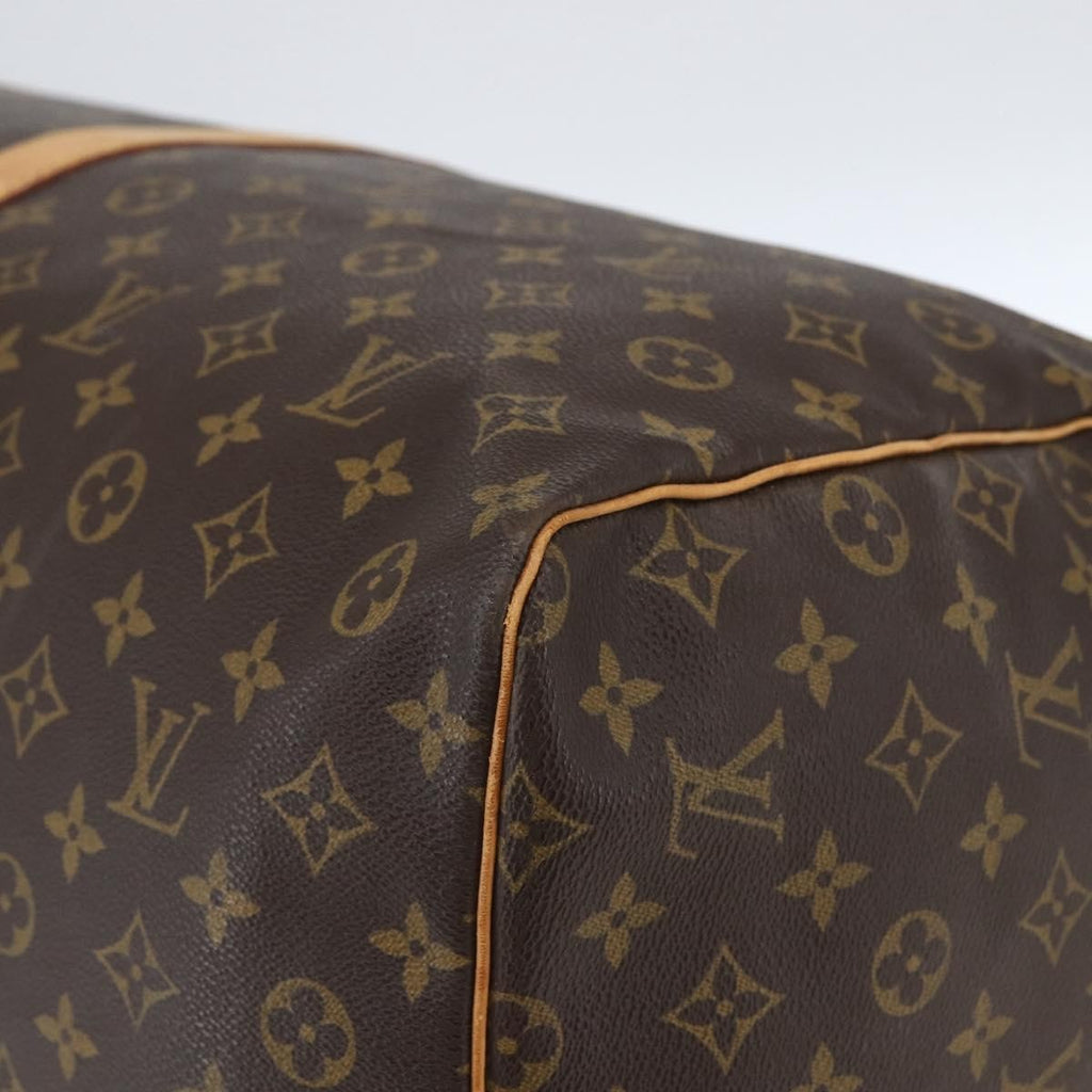 Louis Vuitton Keepall Bag Monogram Canvas Brown Canvas Travel Bag Bag (Pre-Owned)