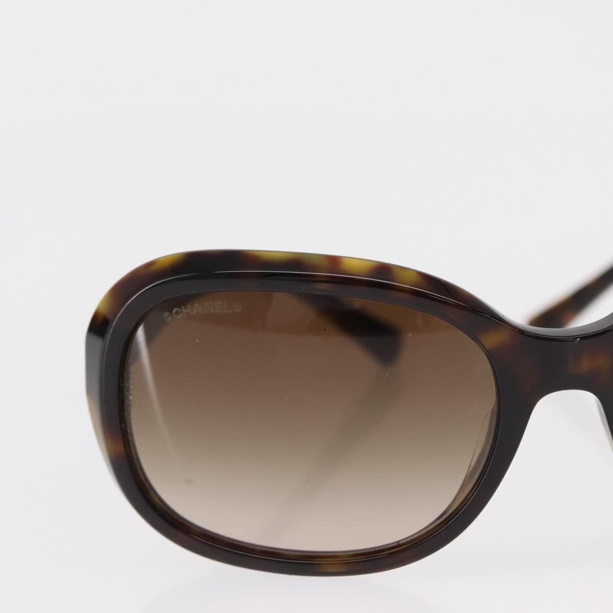Chanel Logo Cc Sunglasses Plastic Brown Plastic Sunglasse Accessory (Pre-Owned)