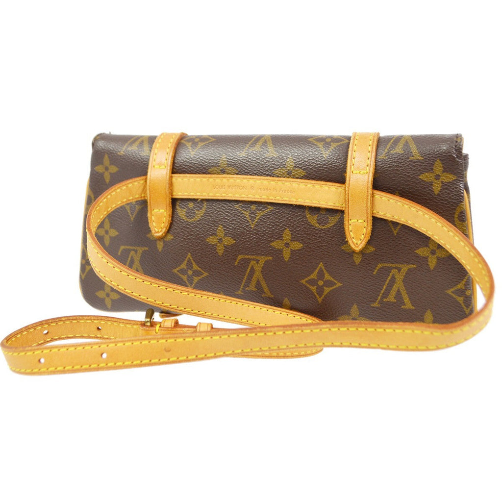 Louis Vuitton Marelle Waist Bag Monogram Canvas Brown Canvas Clutche & Pouche Bag (Pre-Owned)