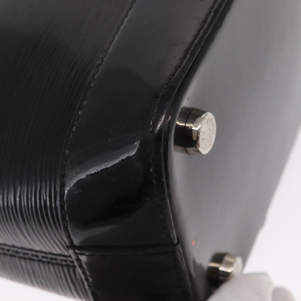 Louis Vuitton Mirabeau Handbag Electric Epi Leather Black Leather Handbag (Pre-Owned)