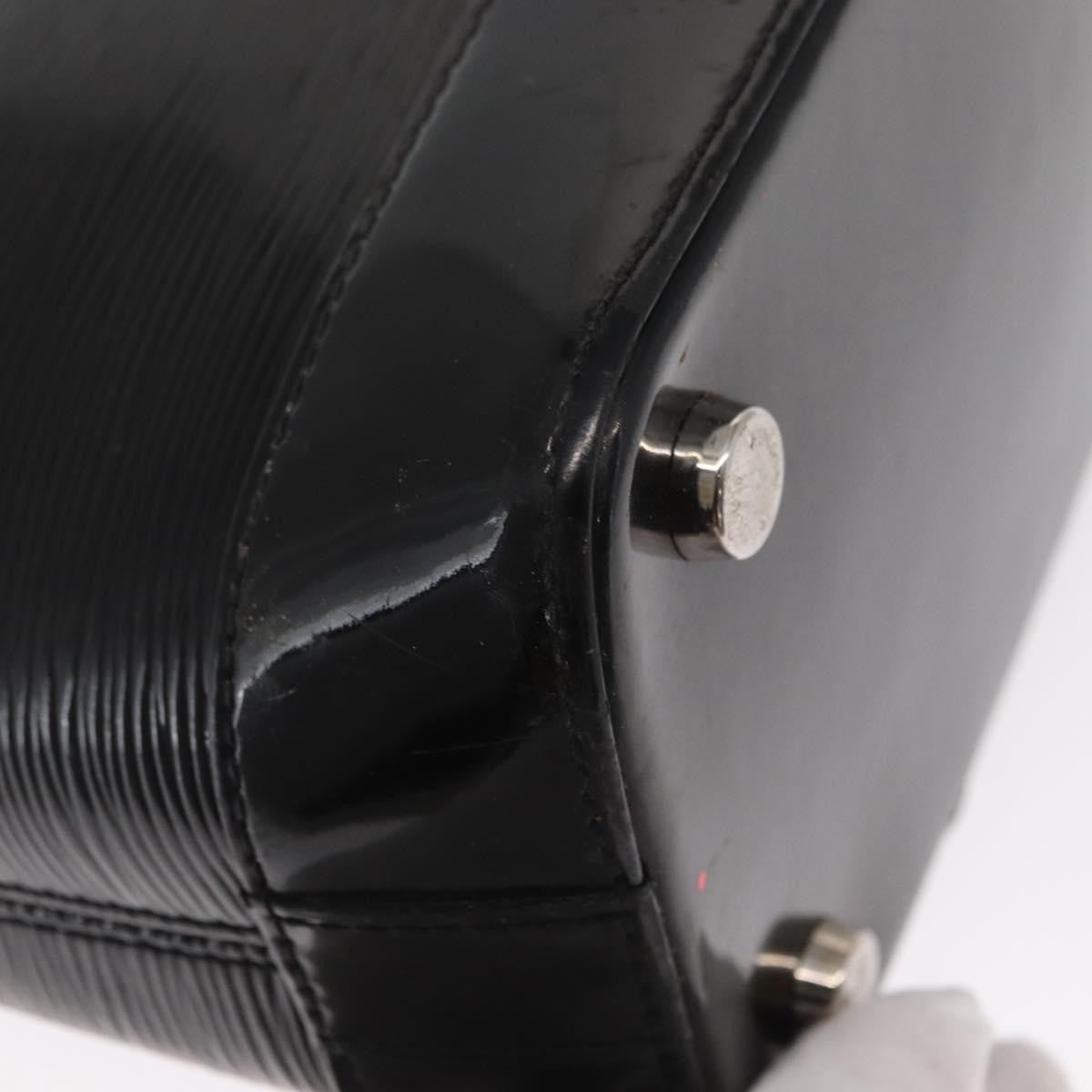 Louis Vuitton Mirabeau Handbag Electric Epi Leather Black Leather Handbag (Pre-Owned)