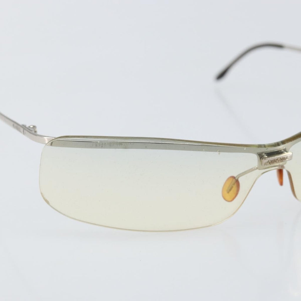 Chanel Logo Cc Sunglasses Metal Silver Metal Sunglasse Accessory (Pre-Owned)