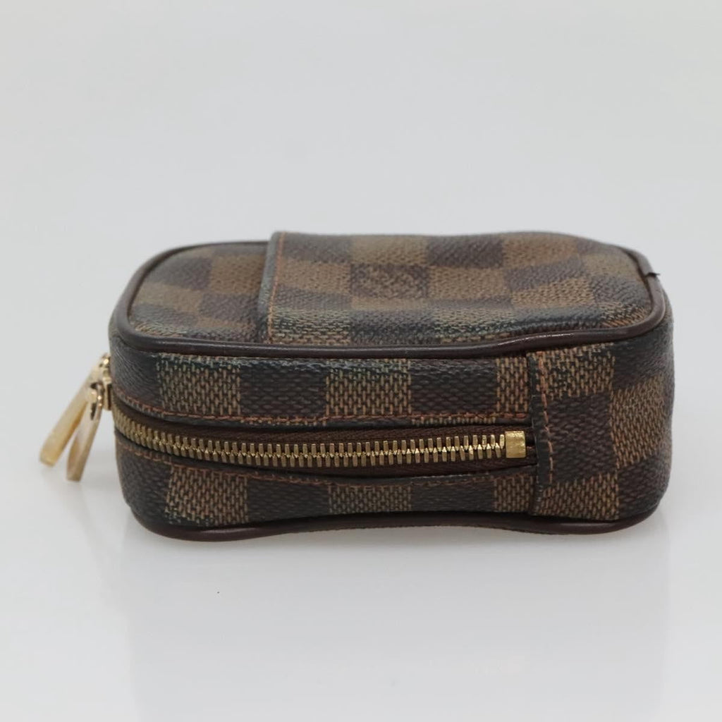 Louis Vuitton Etui Okapi Camera Case Damier Brown Canvas Bag (Pre-Owned)