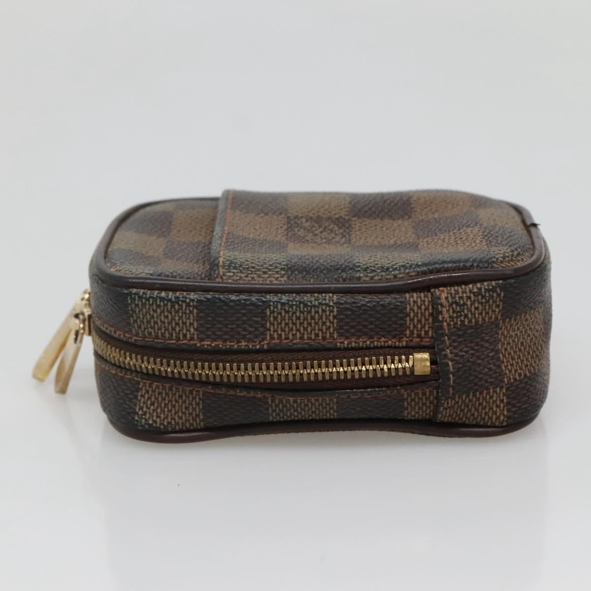 Louis Vuitton Etui Okapi Camera Case Damier Brown Canvas Bag (Pre-Owned)