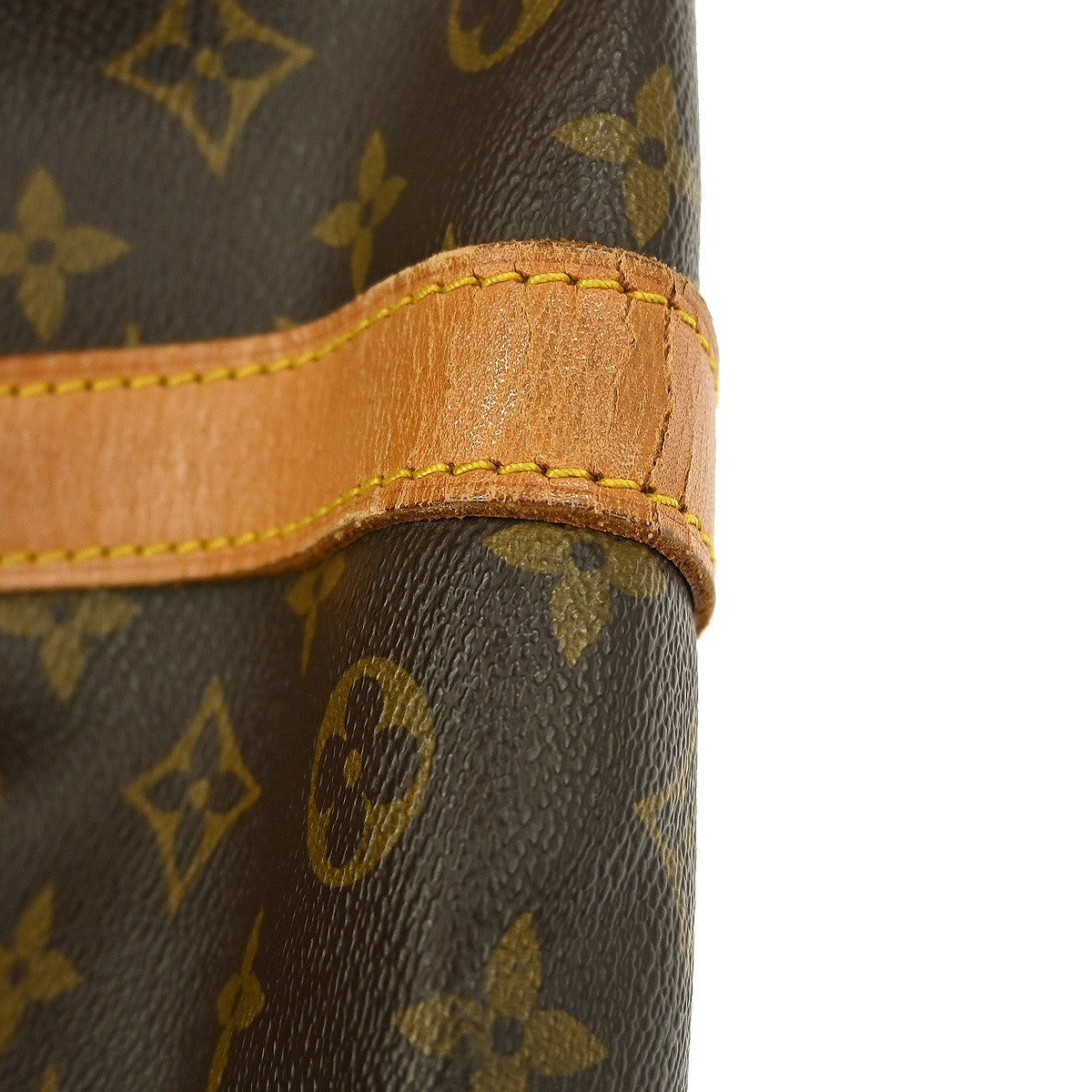 Louis Vuitton Keepall Bag Monogram Canvas Brown Canvas Travel Bag Bag (Pre-Owned)