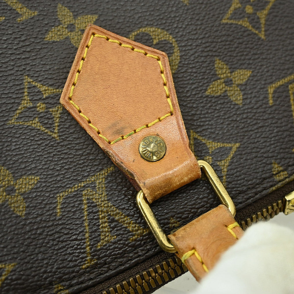 Louis Vuitton Alma Handbag Monogram Canvas Brown Canvas Handbag (Pre-Owned)