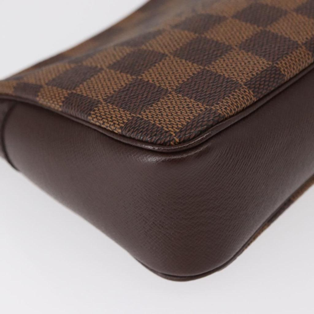 Louis Vuitton Trousse Make Up Bag Damier Canvas Brown Canvas Clutche & Pouche Bag (Pre-Owned)
