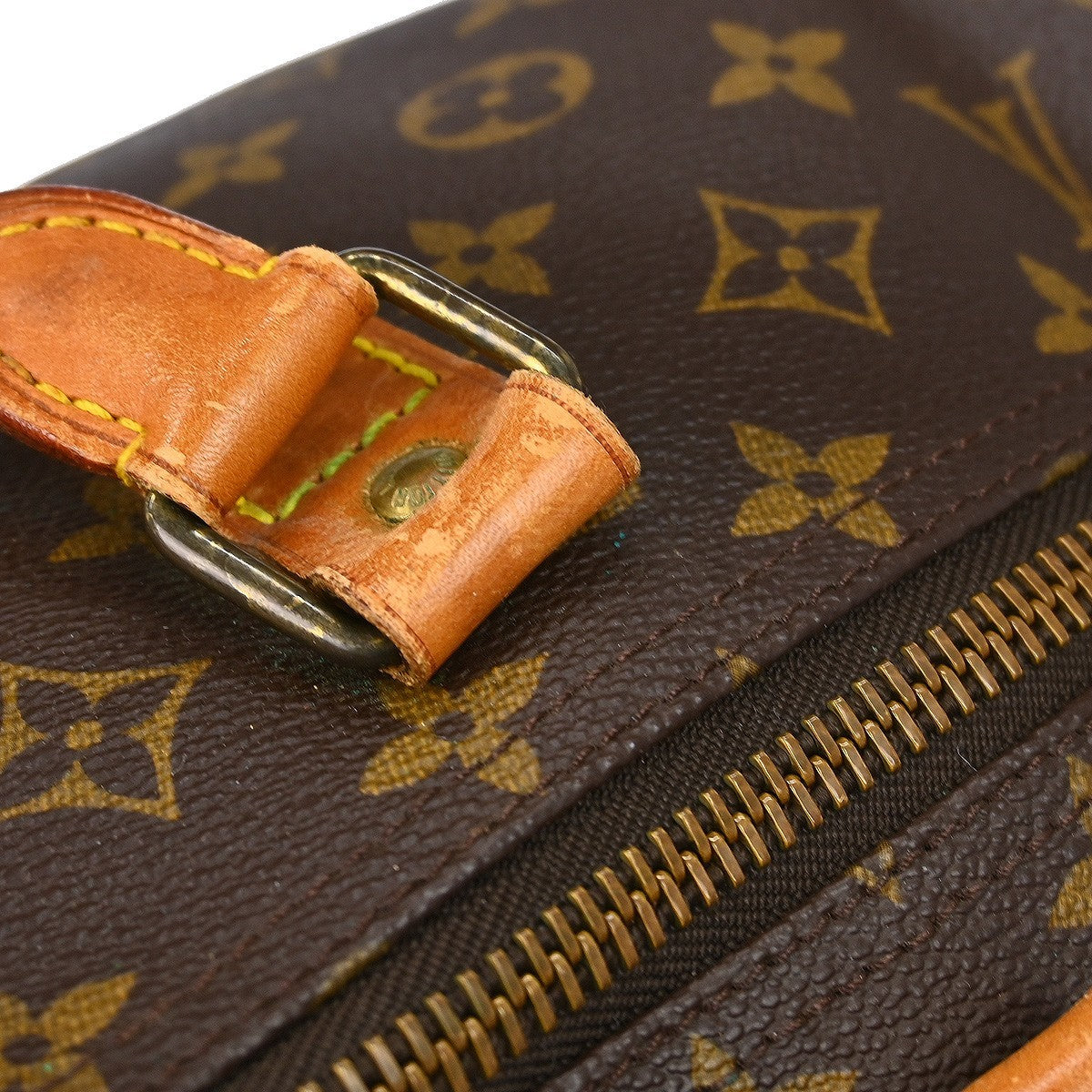 Louis Vuitton Keepall Bag Monogram Canvas Brown Canvas Travel Bag Bag (Pre-Owned)
