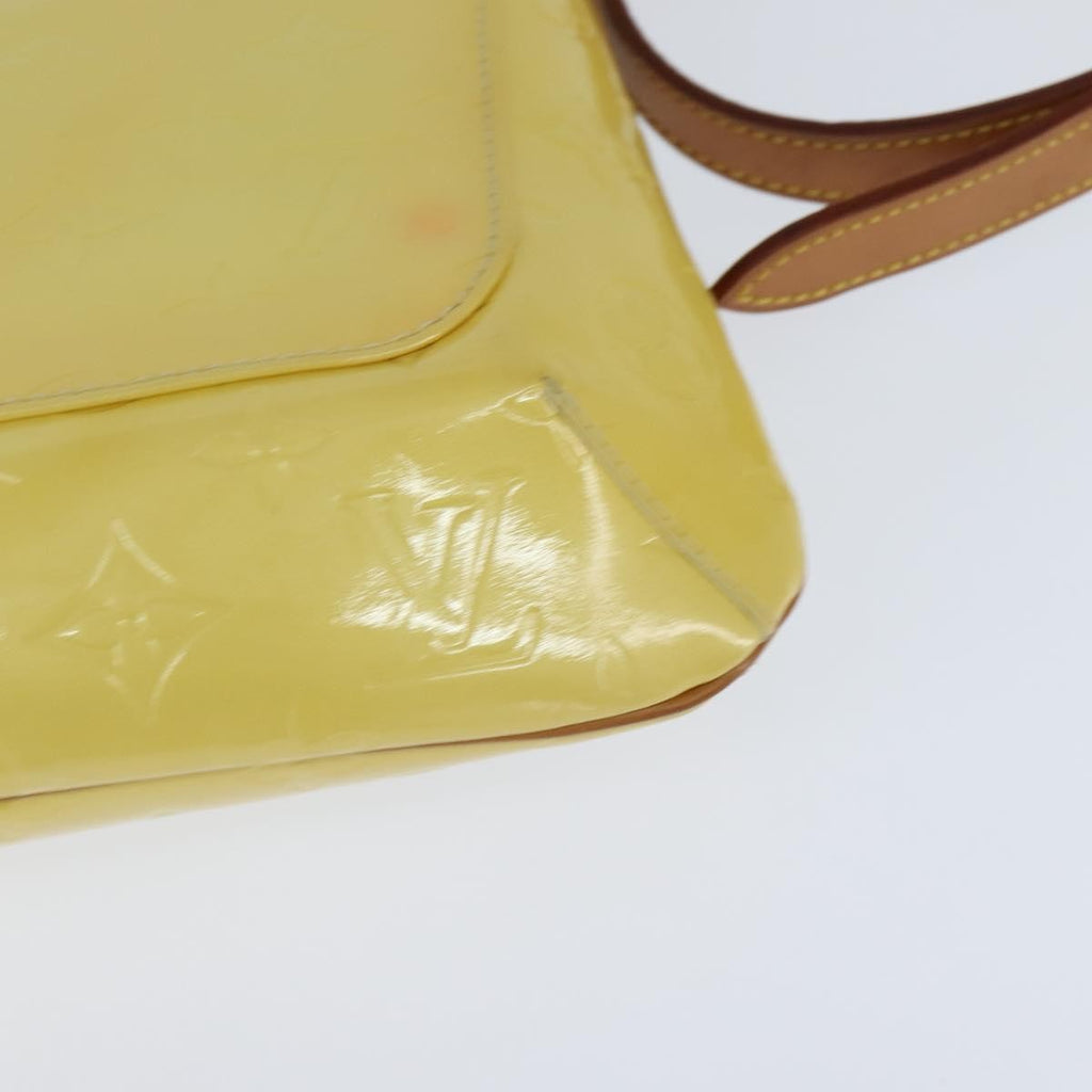 Louis Vuitton Thompson Street Handbag Monogram Vernis Yellow Patent_Leather Shoulder Bag Bag (Pre-Owned)