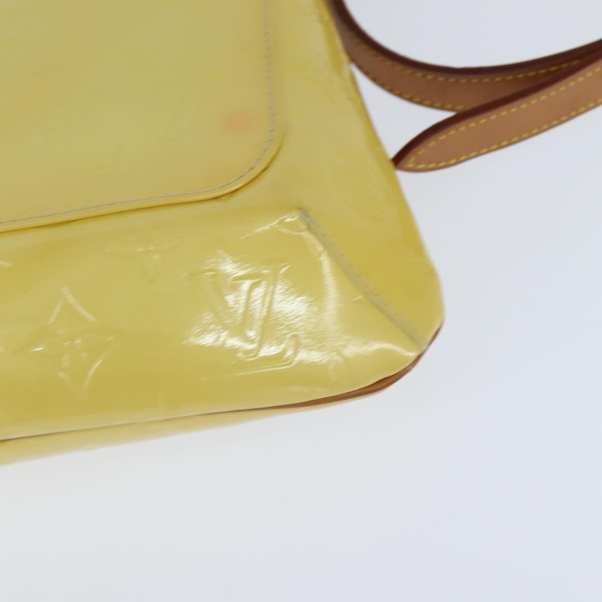 Louis Vuitton Thompson Street Handbag Monogram Vernis Yellow Patent_Leather Shoulder Bag Bag (Pre-Owned)