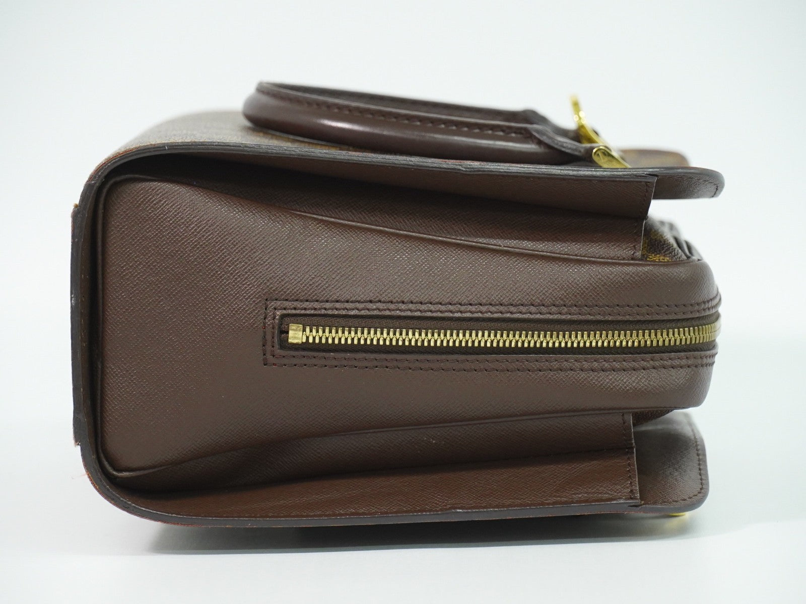 Louis Vuitton Triana Bag Damier Brown Canvas Handbag (Pre-Owned)