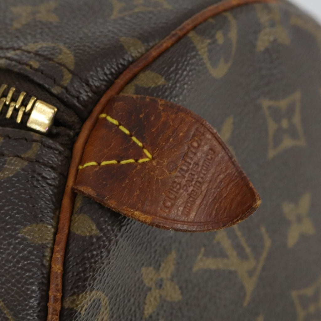 Louis Vuitton Keepall Bag Monogram Canvas Brown Canvas Travel Bag Bag (Pre-Owned)