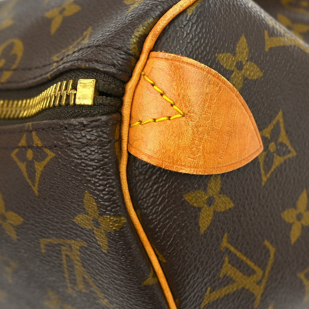 Louis Vuitton Keepall Bag Monogram Canvas Brown Canvas Travel Bag Bag (Pre-Owned)