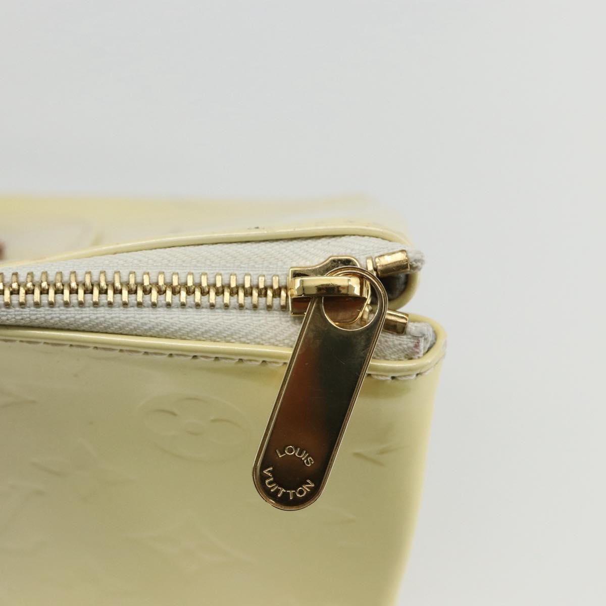 Louis Vuitton Rosewood Avenue Handbag Monogram Vernis Yellow Patent_Leather Handbag (Pre-Owned)