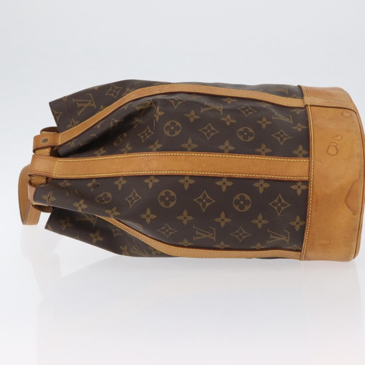 Louis Vuitton Randonnee Backpack Monogram Canvas Brown Canvas Shoulder Bag Bag (Pre-Owned)
