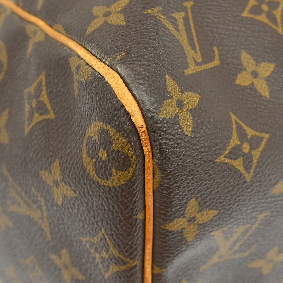 Louis Vuitton Keepall Bag Monogram Canvas Brown Canvas Travel Bag Bag (Pre-Owned)