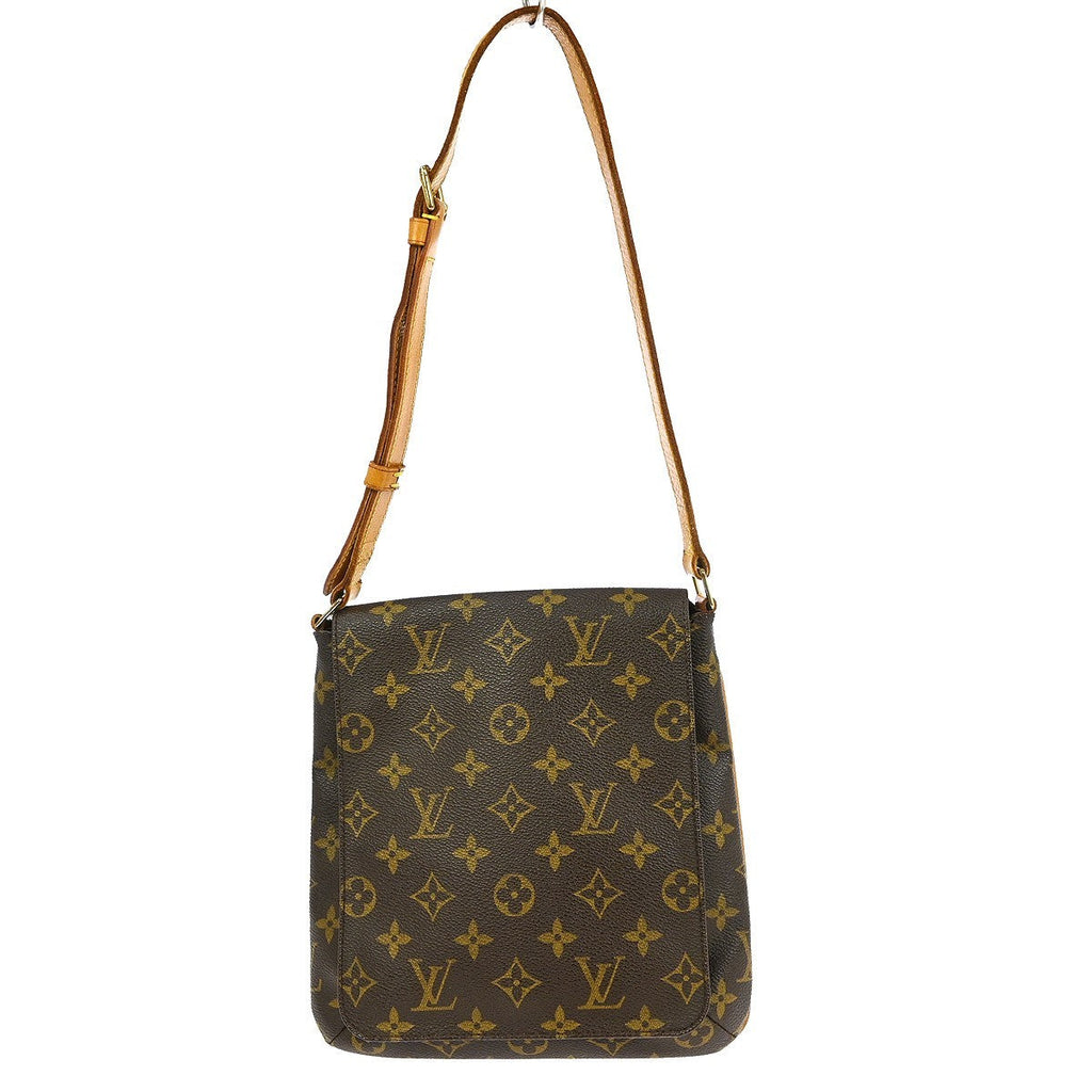 Louis Vuitton Musette Salsa Handbag Monogram Canvas Brown Canvas Shoulder Bag Bag (Pre-Owned)