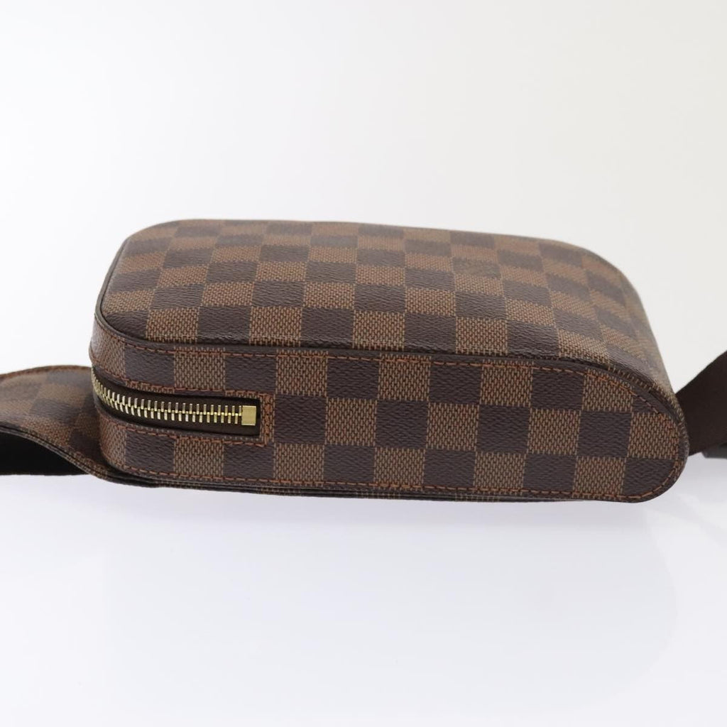 Louis Vuitton Geronimos Waist Bag Damier Brown Canvas Shoulder Bag Bag (Pre-Owned)