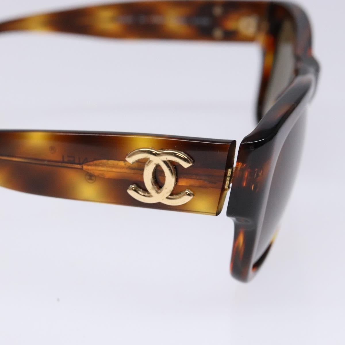 Chanel Logo Cc Sunglasses Plastic Brown Plastic Sunglasse Accessory (Pre-Owned)