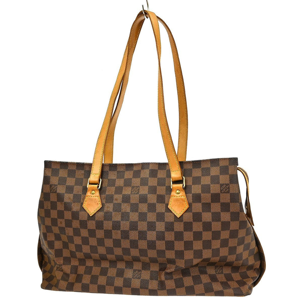 Louis Vuitton Chelsea Handbag Centenaire Damier Brown Canvas Tote Bag Bag (Pre-Owned)